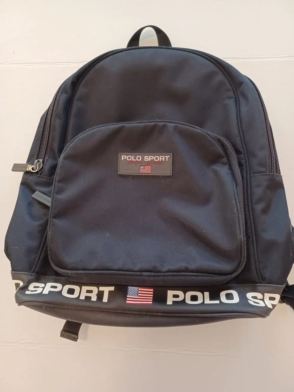 Polo by Ralph Lauren Polo Sport Black Backpack with Logo Trim